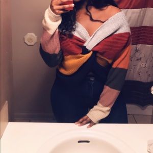 Multi colored sweater